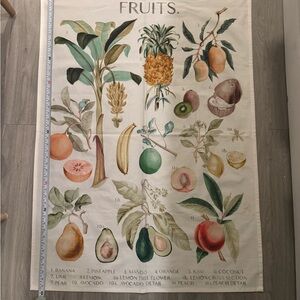 Urban Outfitters Botanical Fruit Tapestry